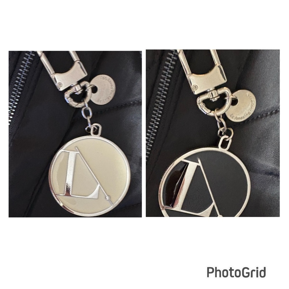 LimeLife by Alcone Black Quilted Backpack Keychain - Picture 12 of 14